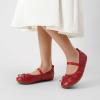 imageDREAM PAIRS Girls Ballet Flats Dress Shoes Mary Janes Ballerina ShoesRed
