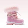 imageDREAM PAIRS Girls Toddler Snow Boots Slip Resistant Faux Fur Lined Mid Calf Little Kids Winter ShoesPink