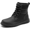 imageBruno Marc Mens Snow Winter Insulated Waterproof Outdoor BootsBlack