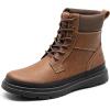 imageBruno Marc Mens Snow Winter Insulated Waterproof Outdoor BootsBrown