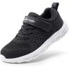 imageDREAM PAIRS Boys Girls Shoes Kids Tennis Footwear EZOns GoGetters Running Athletic School Sneakers for LittleBig KidBlack