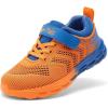 imageDREAM PAIRS Boys Girls Shoes Kids Tennis Footwear EZOns GoGetters Running Athletic School Sneakers for LittleBig KidOrangeBlue