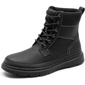 imageBruno Marc Mens Snow Winter Insulated Waterproof Outdoor BootsBlack