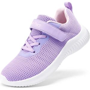 imageDREAM PAIRS Boys Girls Shoes Kids Tennis EZOns FunRun Breathable Running Athletic Sport SneakersLight Purple