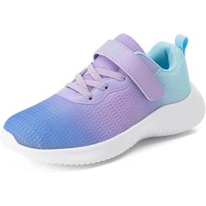 imageDREAM PAIRS Boys Girls Shoes Kids Tennis EZOns FunRun Breathable Running Athletic Sport SneakersPurpleBlue