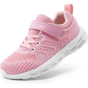 imageDREAM PAIRS Boys Girls Shoes Kids Tennis Footwear EZOns GoGetters Running Athletic School Sneakers for LittleBig KidPink