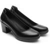 imageDREAM PAIRS Womens Chunky Closed Toe Low Block Heels Work Pumps Comfortable Round Toe Dress Wedding Shoes NereidaBlack