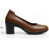 imageDREAM PAIRS Womens Chunky Closed Toe Low Block Heels Work Pumps Comfortable Round Toe Dress Wedding Shoes NereidaTan