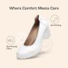 imageDREAM PAIRS Womens Chunky Closed Toe Low Block Heels Work Pumps Comfortable Round Toe Dress Wedding Shoes NereidaWhite