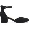 imageDREAM PAIRS Womens Closed Round Toe Low Block Heels Ankle Strap Chunky Heel Pumps Dress Wedding Office Party ShoesBlacknubuck