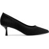 imageDREAM PAIRS Womens Pumps Closed Toe Pointed Toe Kitten Heels for Women Party Dance Wedding Dress Shoes for WomenBlackknit