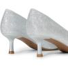 imageDREAM PAIRS Womens Pumps Closed Toe Pointed Toe Kitten Heels for Women Party Dance Wedding Dress Shoes for WomenSilver
