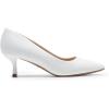 imageDREAM PAIRS Womens Pumps Closed Toe Pointed Toe Kitten Heels for Women Party Dance Wedding Dress Shoes for WomenWhite