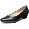 imageDREAM PAIRS Womens Mila Low Chunky Heel Pump ShoesBlack