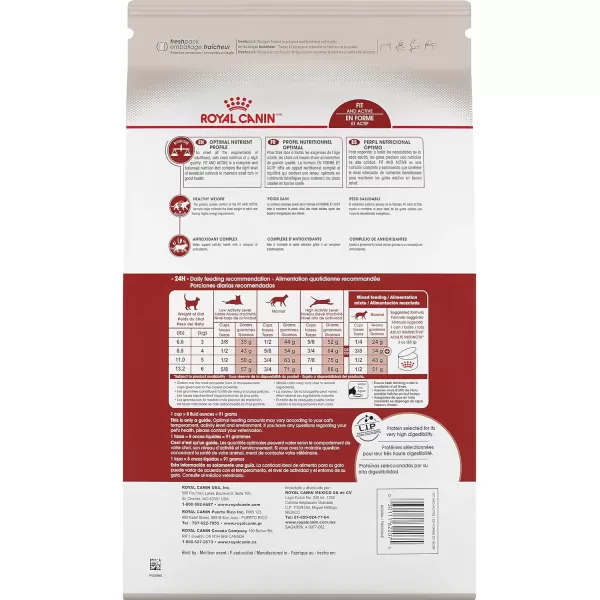 imageRoyal Canin Adult Fit amp Active Dry Adult Cat Food 15 lb bag15 Pound Pack of 1