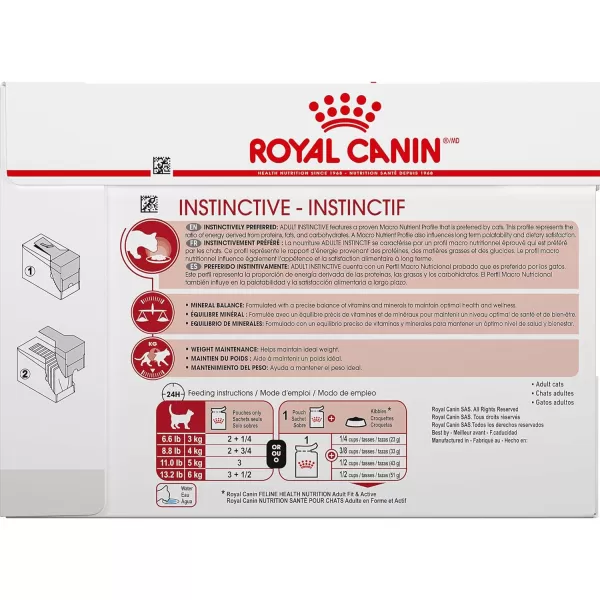 imageRoyal Canin Adult Instinctive Thin Slices in Gravy Wet Cat Food 3 oz 12Pack3 Ounce Pack of 12 Chunks in Gravy