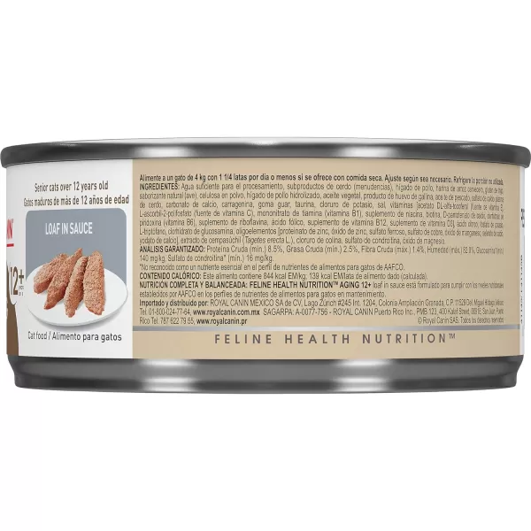 imageRoyal Canin Aging 12 Loaf in Sauce Canned Cat Food 58 oz cans 24countOther 58 Ounce Pack of 24