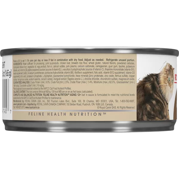 imageRoyal Canin Aging 12 Loaf in Sauce Canned Cat Food 58 oz cans 24countOther 58 Ounce Pack of 24