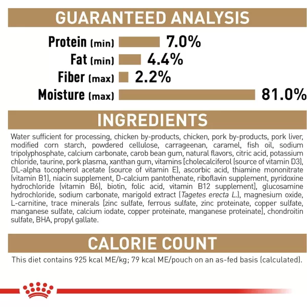 imageRoyal Canin Breed Health Nutrition Dachshund Adult Loaf in Sauce Canned Dog Food 3 oz Pack of 243 Ounce Pack of 24 Loaf in Sauce