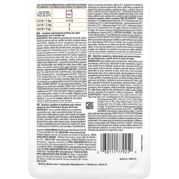 imageRoyal Canin Breed Health Nutrition Pomeranian Adult Loaf in Gravy Pouch Dog Food 3 oz Pouch Pack of 12Royal Canin Breed Health Nutrition Pomeranian Adult Loaf in Gravy Pouch Dog Food 3 oz Pouch Pack of 12