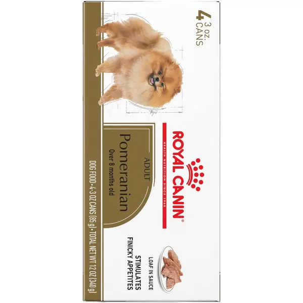 imageRoyal Canin Breed Health Nutrition Pomeranian Adult Loaf in Sauce Canned Dog Food 3 oz can Pack of 4Royal Canin Breed Health Nutrition Pomeranian Adult Loaf in Sauce Canned Dog Food 3 oz can Pack of 4