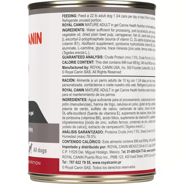 imageRoyal Canin Canine Health Nutrition Mature Adult In Gel Canned Dog Food 135 oz Can Case of 12Royal Canin Canine Health Nutrition Mature Adult In Gel Canned Dog Food 135 oz Can Case of 12
