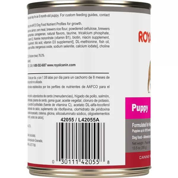 imageRoyal Canin Canine Health Nutrition Puppy Canned Dog Food 135 oz Can Pack of 12135 Ounce Pack of 12 Can