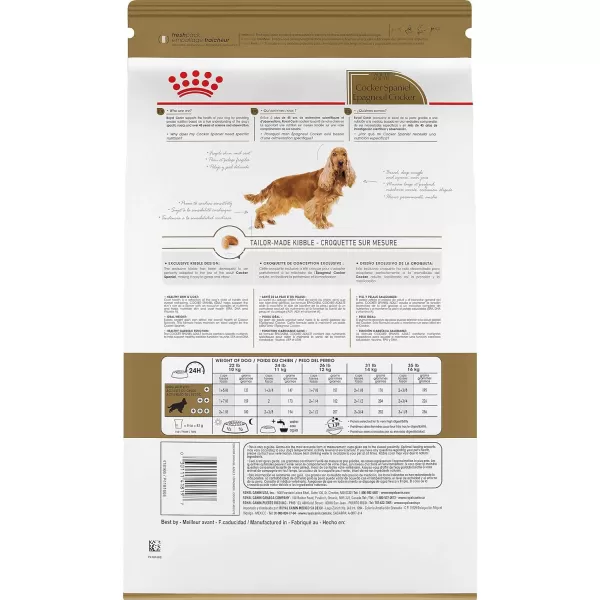 imageRoyal Canin Cocker Spaniel Adult Dry Dog Food 25 lb bag25 Pound Pack of 1