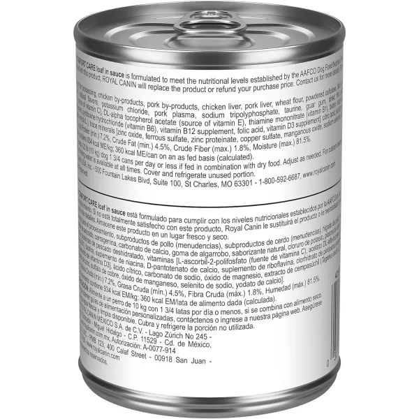imageRoyal Canin Comfort Care Wet Dog Food for Nervous Dogs 135 oz cans 12countRoyal Canin Comfort Care Wet Dog Food for Nervous Dogs 135 oz cans 12count