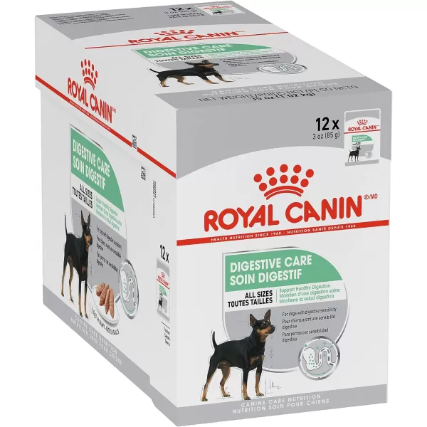 imageRoyal Canin Digestive Care Loaf in Gravy Pouch Dog Food 3 oz 12packRoyal Canin Digestive Care Loaf in Gravy Pouch Dog Food 3 oz 12pack