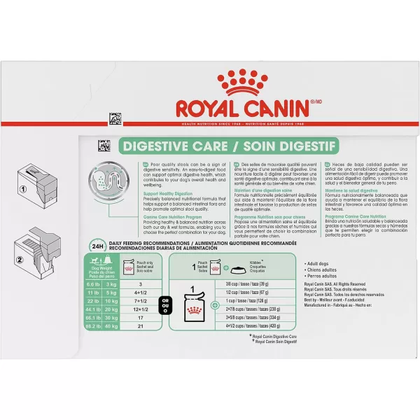 imageRoyal Canin Digestive Care Loaf in Gravy Pouch Dog Food 3 oz 12packRoyal Canin Digestive Care Loaf in Gravy Pouch Dog Food 3 oz 12pack