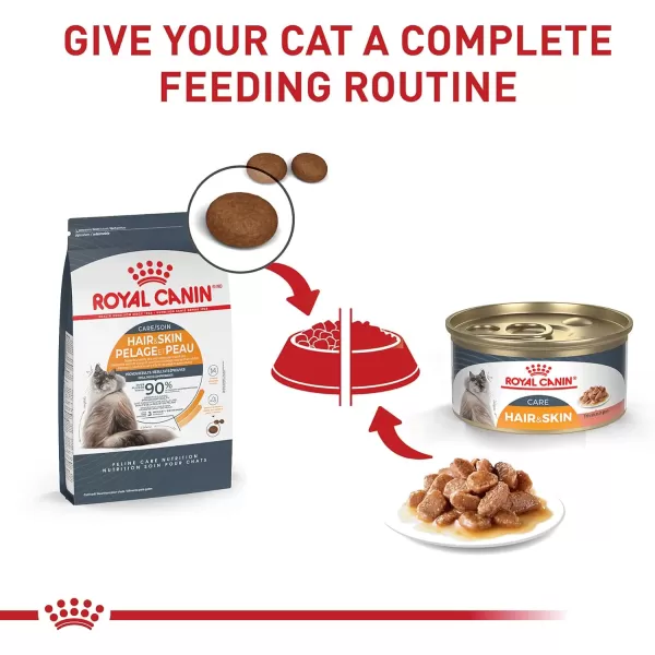 imageRoyal Canin Feline Care Nutrition Hair amp Skin Care Thin Slices in Gravy Canned Cat Food 3 oz cans 24countRoyal Canin Feline Care Nutrition Hair amp Skin Care Thin Slices in Gravy Canned Cat Food 3 oz cans 24count