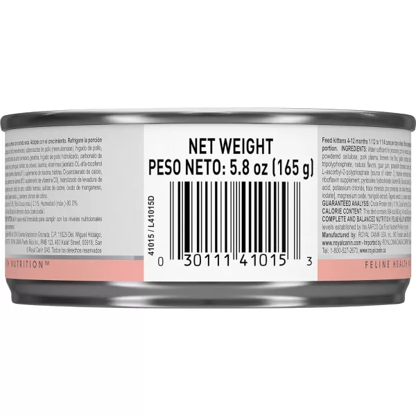 imageRoyal Canin Feline Health Nutrition Kitten Loaf in Sauce Canned Cat Food 58 oz can58 oz Case of 24