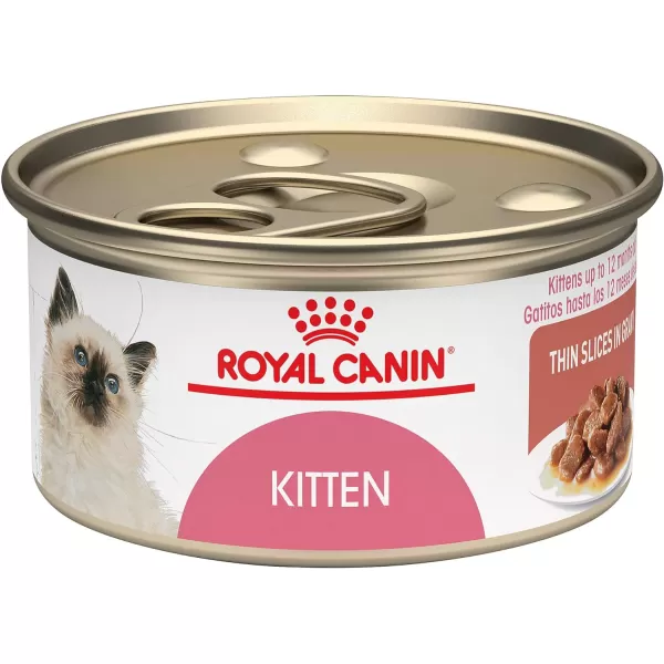 imageRoyal Canin Feline Health Nutrition Thin Slices in Gravy Wet Kitten Food 3 Ounce Can 12Pack3 Ounce Pack of 12 12Pack