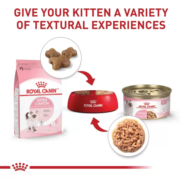 imageRoyal Canin Feline Health Nutrition Thin Slices in Gravy Wet Kitten Food 3 Ounce Can 12Pack3 Ounce Pack of 6 6Pack