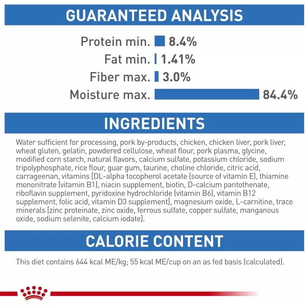 imageRoyal Canin Feline Weight Care Thin Slices in Gravy Canned Adult Wet Cat Food 3 oz cans 24countRoyal Canin Feline Weight Care Thin Slices in Gravy Canned Adult Wet Cat Food 3 oz cans 24count