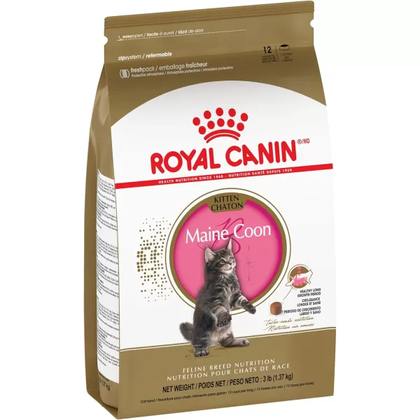 imageRoyal Canin Maine Coon Breed Dry Kitten Food 3 lb bag3 Pound Pack of 1