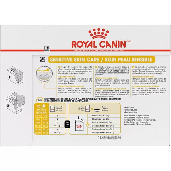 imageRoyal Canin Sensitive Skin Care Loaf in Gravy Dog Food 3 oz pouches 12countRoyal Canin Sensitive Skin Care Loaf in Gravy Dog Food 3 oz pouches 12count