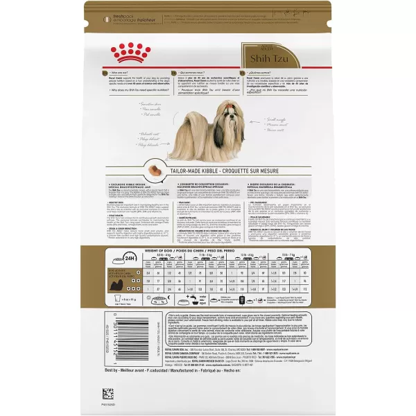 imageRoyal Canin Shih Tzu Adult Breed Specific Dry Dog Food 10 lb bag10 Pound Pack of 1