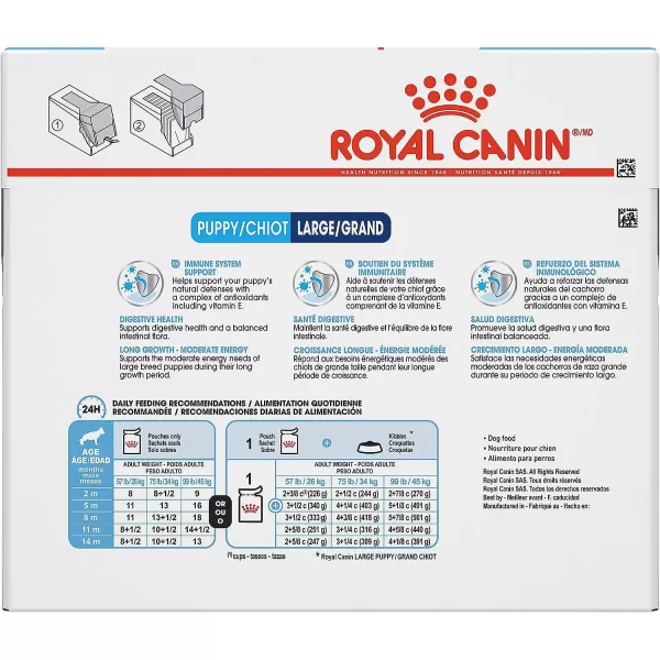 imageRoyal Canin Size Health Nutrition Large Puppy Chunks in Gravy Wet Dog Food 49 oz pouches 10packRoyal Canin Size Health Nutrition Large Puppy Chunks in Gravy Wet Dog Food 49 oz pouches 10pack