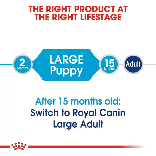 imageRoyal Canin Size Health Nutrition Large Puppy Dry Dog Food 35 lb bag6 Pound Pack of 1