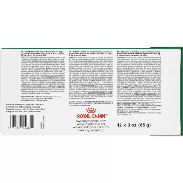imageRoyal Canin Small Adult Wet Dog Food 3 Oz12countRoyal Canin Small Adult Wet Dog Food 3 Oz12count