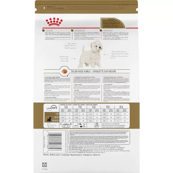 imageRoyal Canin West Highland White Terrier Adult Breed Specific Dry Dog Food 10 lb bag10 Pound Pack of 1