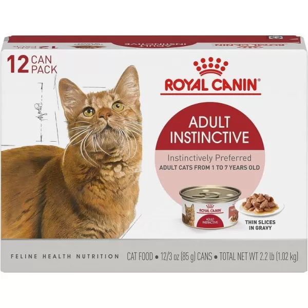 imageRoyal Canin Adult Instinctive Thin Slices in Gravy Wet Cat Food 3 oz 12Pack3 Ounce Pack of 12 Thin Slices in Gravy