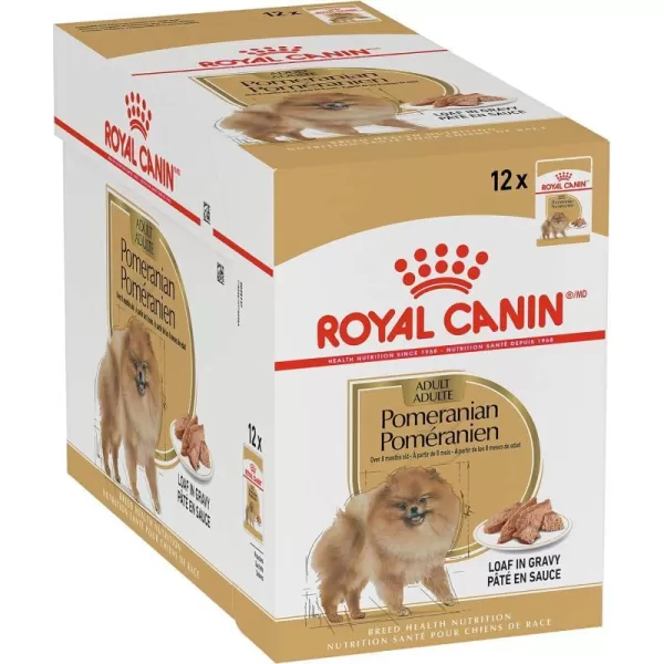 imageRoyal Canin Breed Health Nutrition Pomeranian Adult Loaf in Gravy Pouch Dog Food 3 oz Pouch Pack of 12Royal Canin Breed Health Nutrition Pomeranian Adult Loaf in Gravy Pouch Dog Food 3 oz Pouch Pack of 12
