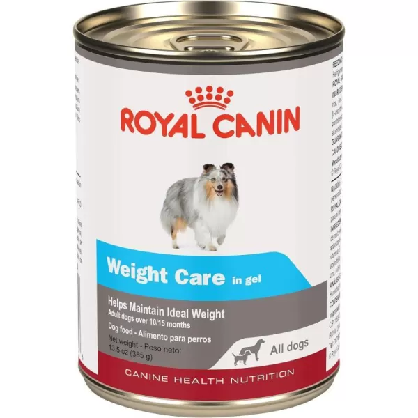 imageRoyal Canin Canine Health Nutrition Weight Care In Gel Canned Dog Food 135 oz Can Case of 12 Package may vary135 Ounce Pack of 12