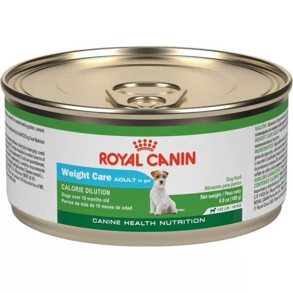 imageRoyal Canin Canine Health Nutrition Weight Care In Gel Canned Dog Food 135 oz Can Case of 12 Package may vary58 Ounce Pack of 24