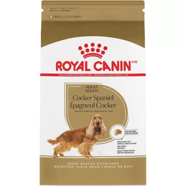 imageRoyal Canin Cocker Spaniel Adult Dry Dog Food 25 lb bag25 Pound Pack of 1