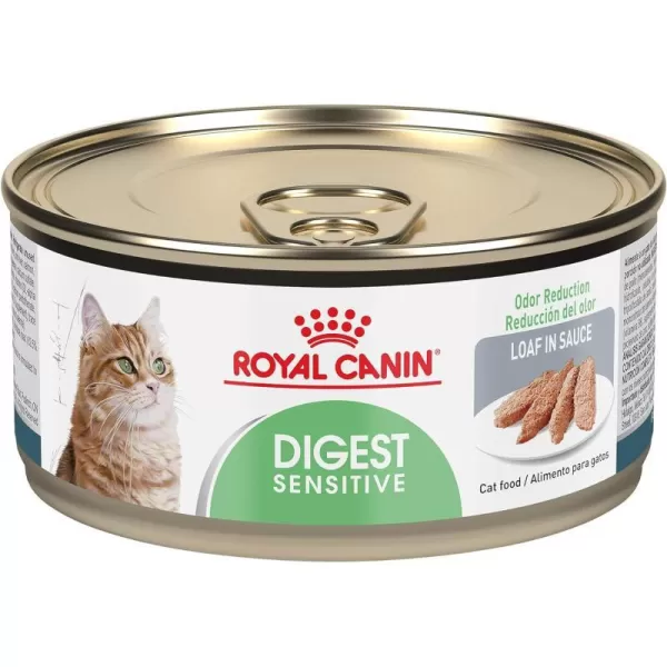 imageRoyal Canin Feline Care Nutrition Digest Sensitive Loaf in Sauce Canned Cat Food 58 oz canRoyal Canin Feline Care Nutrition Digest Sensitive Loaf in Sauce Canned Cat Food 58 oz can