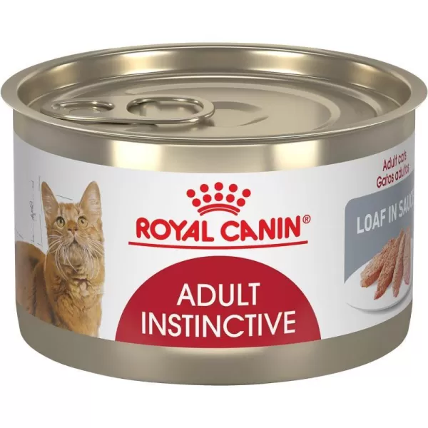 imageRoyal Canin Feline Health Nutrition Adult Instinctive Loaf in Sauce Canned Cat Food 3 Oz Can3 Ounce Pack of 24 Loaf in Sauce